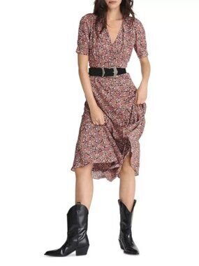 The Kooples Wild Flowers Midi Dress.